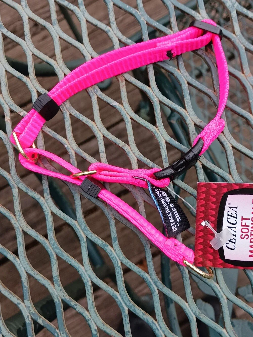 Extra SMALL SOFT MARTINGALE COLLAR, PINK, NWT